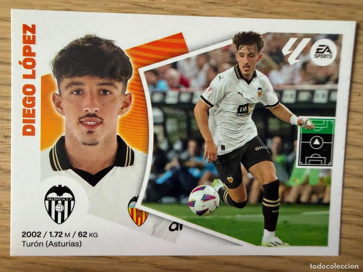 Cromos de f&uacute;tbol: 17 DIEGO LOPEZ VALENCIA 24 25 2024 2025 LIGA EA SPORTS COLECCIONES ESTE SIN PEGAR STICKER
