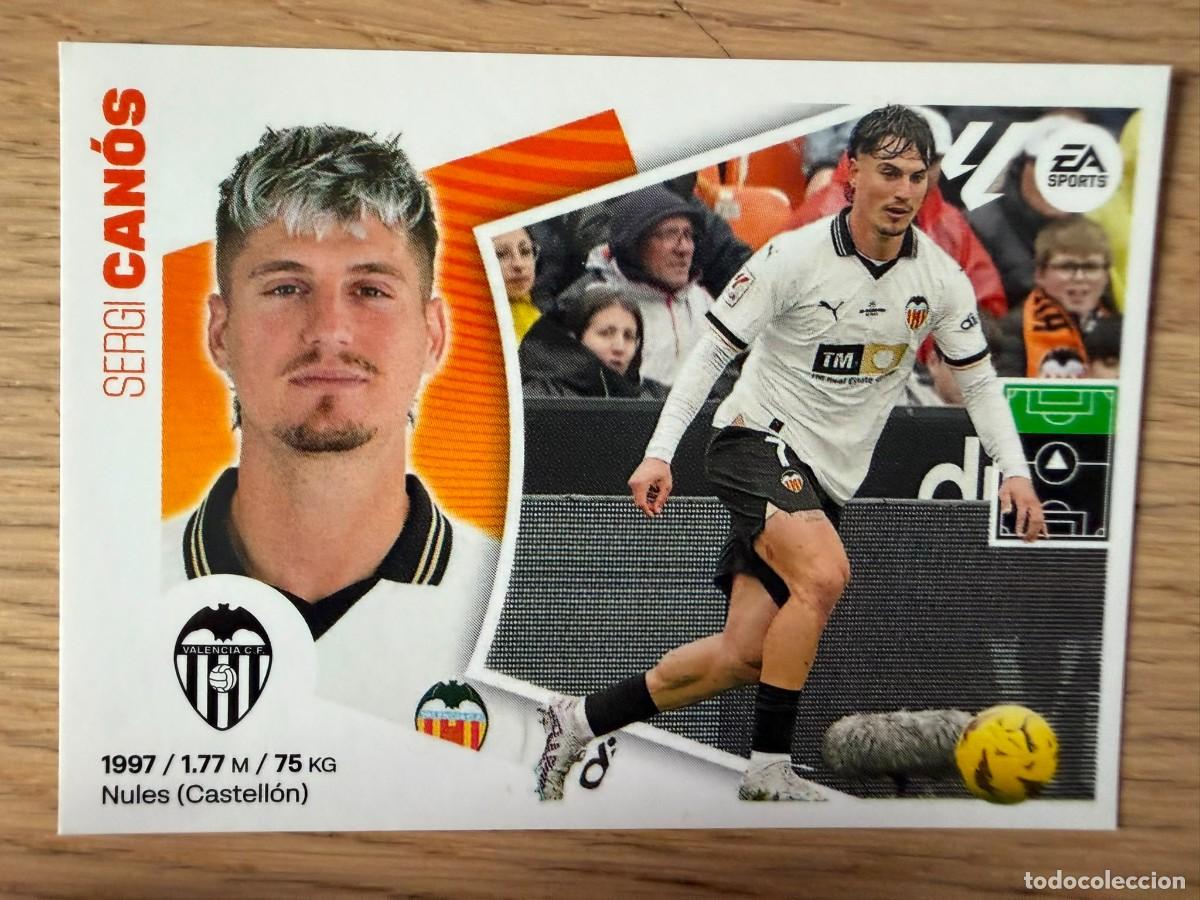 Cromos de f&uacute;tbol: 18 CANOS VALENCIA 24 25 2024 2025 LIGA EA SPORTS COLECCIONES ESTE SIN PEGAR STICKER