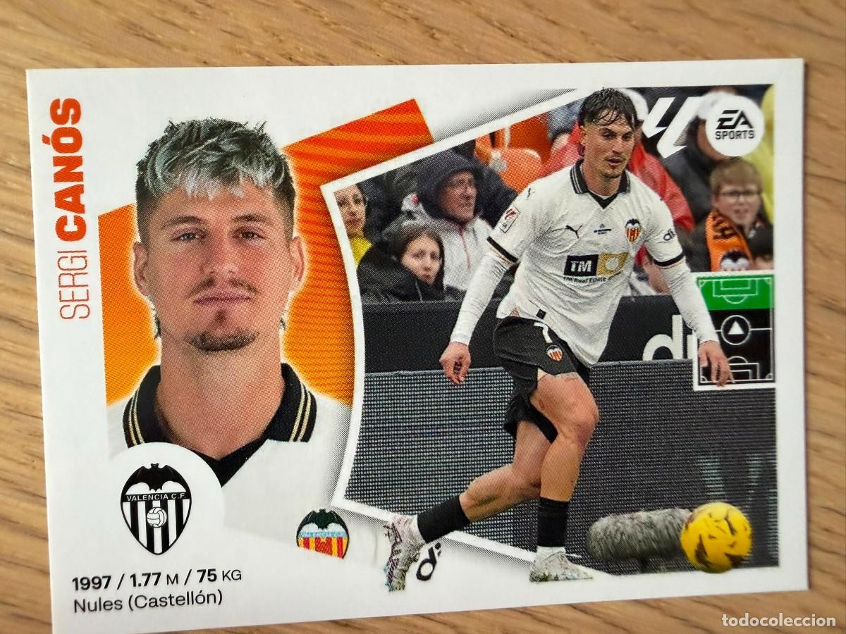 Cromos de f&uacute;tbol: 18 CANOS VALENCIA 24 25 2024 2025 LIGA EA SPORTS COLECCIONES ESTE SIN PEGAR STICKER