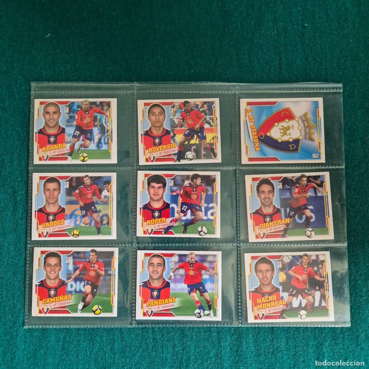 Fu&szlig;ball-Sticker: 9 cromos liga este osasuna 2010 2011