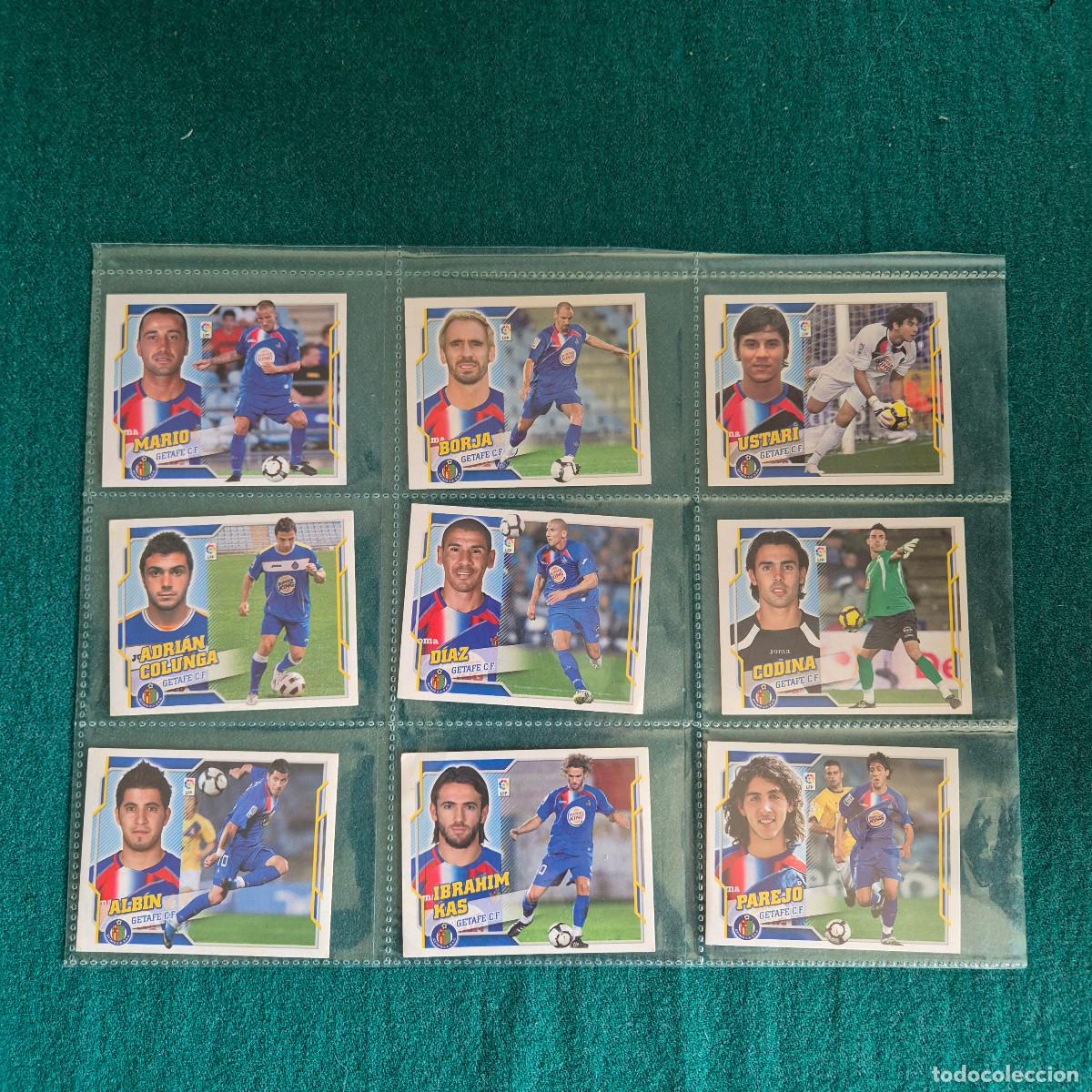 Football Stickers: 9 cromos liga este getafe 2010 2011