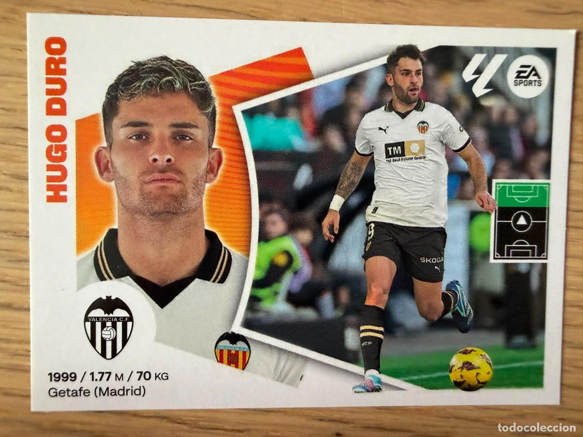 Cromos de f&uacute;tbol: 20 HUGO DURO VALENCIA 24 25 2024 2025 LIGA EA SPORTS COLECCIONES ESTE SIN PEGAR STICKER