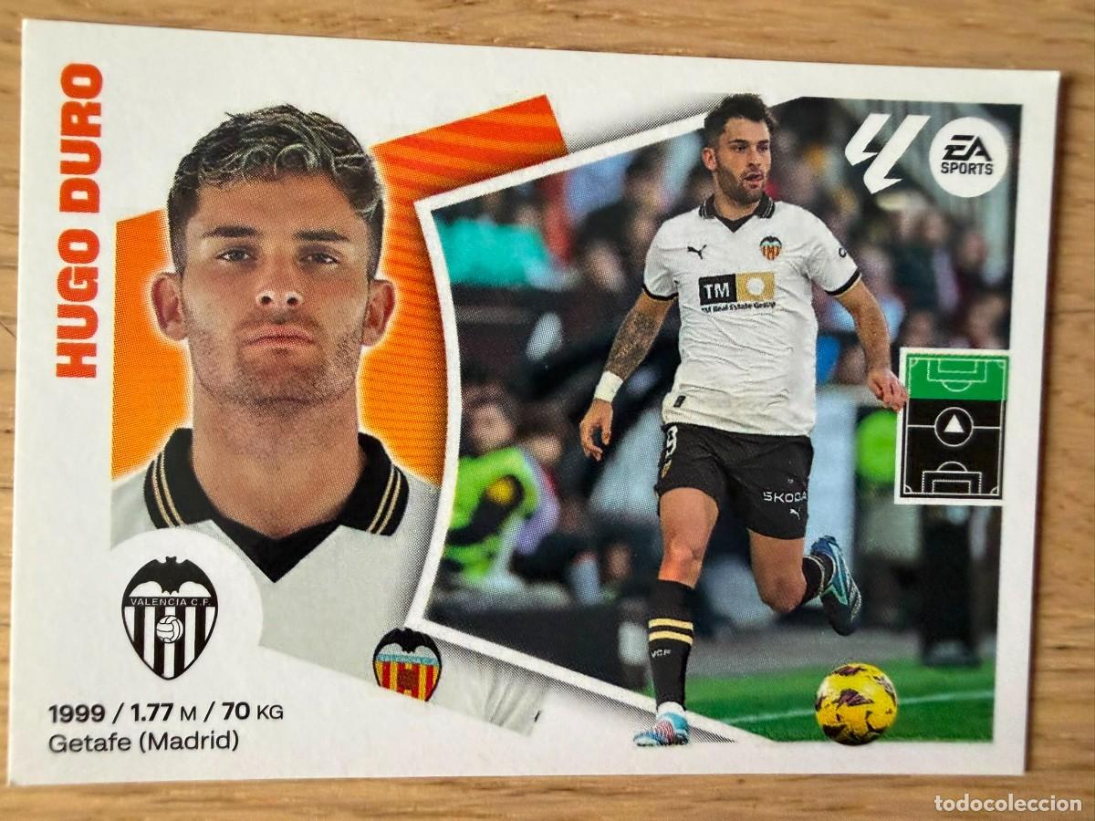 Cromos de f&uacute;tbol: 20 HUGO DURO VALENCIA 24 25 2024 2025 LIGA EA SPORTS COLECCIONES ESTE SIN PEGAR STICKER