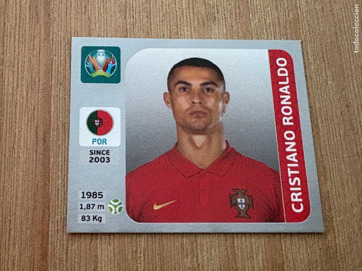 Cromos de f&uacute;tbol: 28. CROMO Cristiano Ronaldo - Euro 2020 - Pearl Edition ESICION PERLA NUEVO CR7