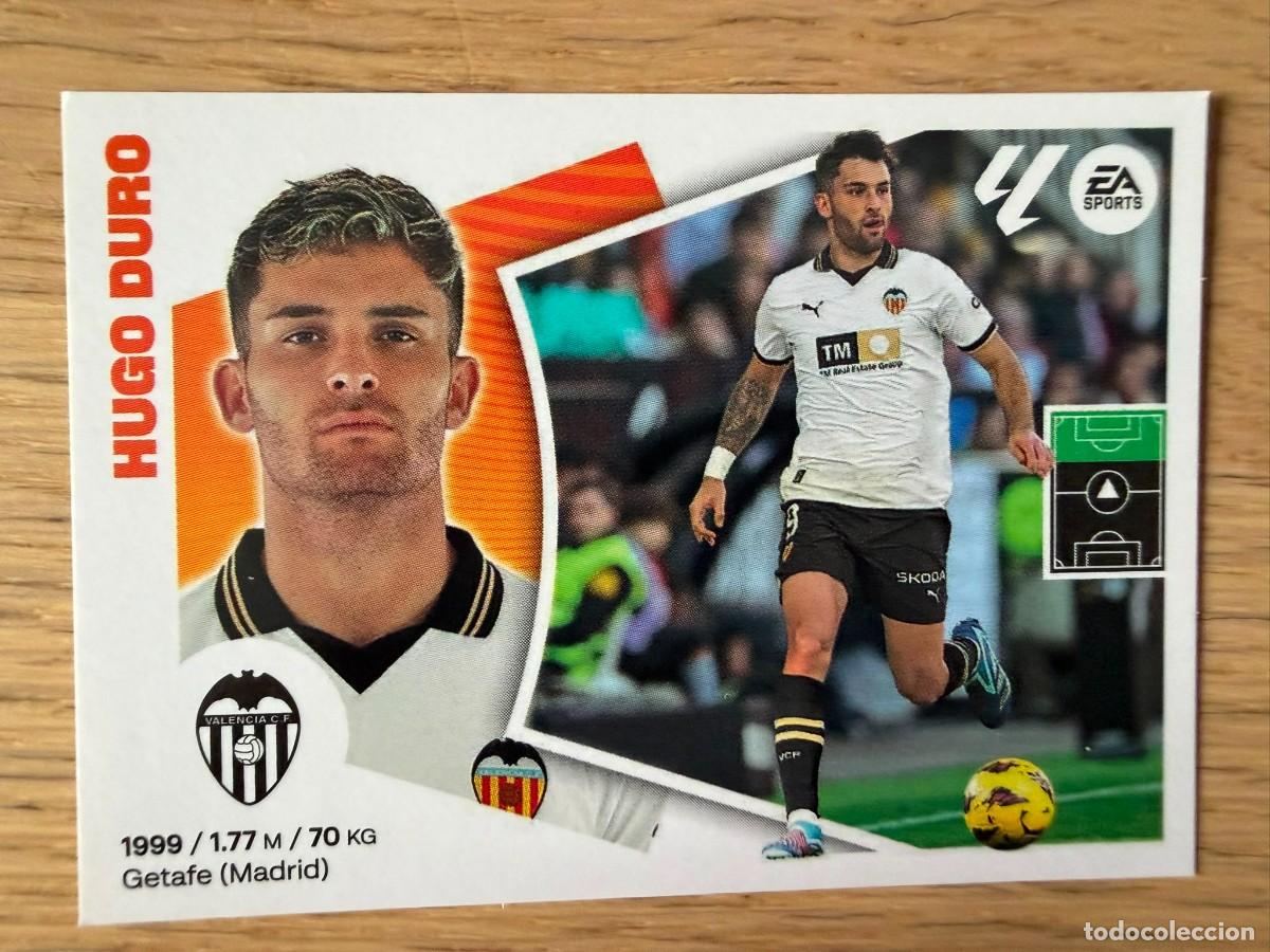 Cromos de f&uacute;tbol: 20 HUGO DURO VALENCIA 24 25 2024 2025 LIGA EA SPORTS COLECCIONES ESTE SIN PEGAR STICKER