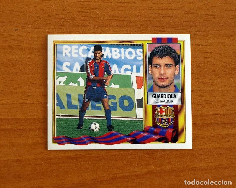 Cromos de f&uacute;tbol: Barcelona - Guardiola - Ediciones Este Liga 1995-1996, 95-96 - Nunca Pegado