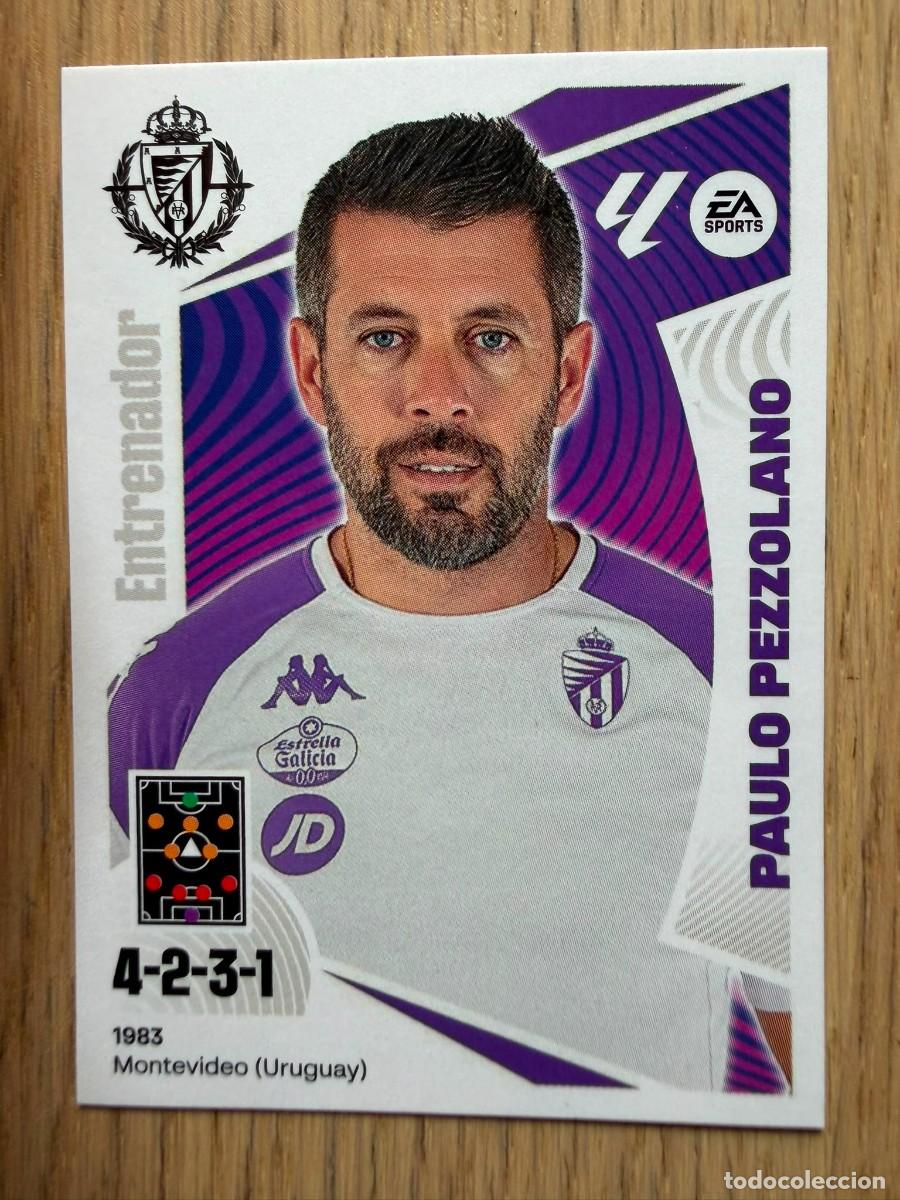 Cromos de f&uacute;tbol: 2 PEZZOLANO ENTRENADOR VALLADOLID 24 25 2024 2025 LIGA EA SPORTS COLECCIONES ESTE SIN PEGAR STICKER