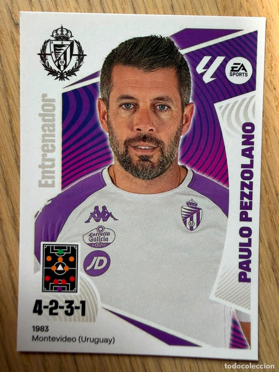 Cromos de f&uacute;tbol: 2 PEZZOLANO ENTRENADOR VALLADOLID 24 25 2024 2025 LIGA EA SPORTS COLECCIONES ESTE SIN PEGAR STICKER