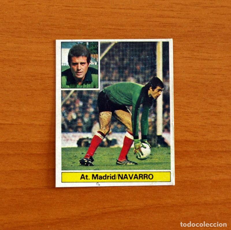Cromos de f&uacute;tbol: Atletico Madrid - Navarro - Ediciones Este Liga 1981-1982, 81-82 - Nunca pegado