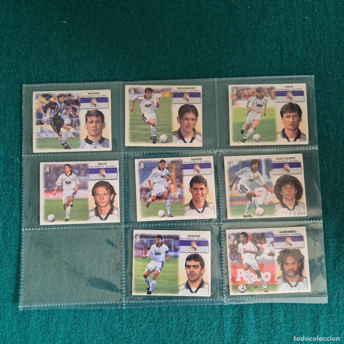 Fu&szlig;ball-Sticker: 8 cromos liga este MADRID 1999 2000