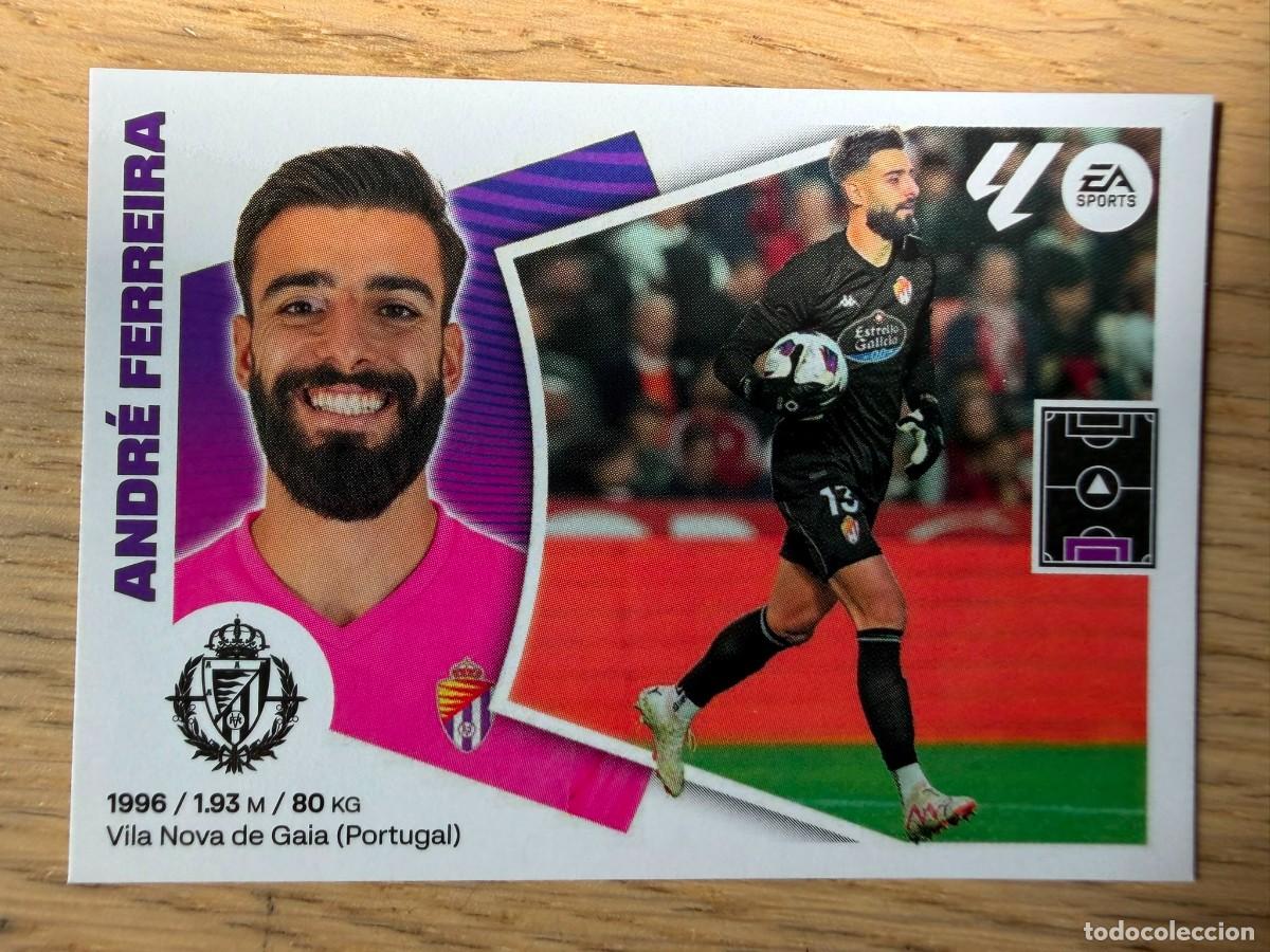 Cromos de f&uacute;tbol: 4 ANDRE FERREIRA VALLADOLID 24 25 2024 2025 LIGA EA SPORTS COLECCIONES ESTE SIN PEGAR STICKER