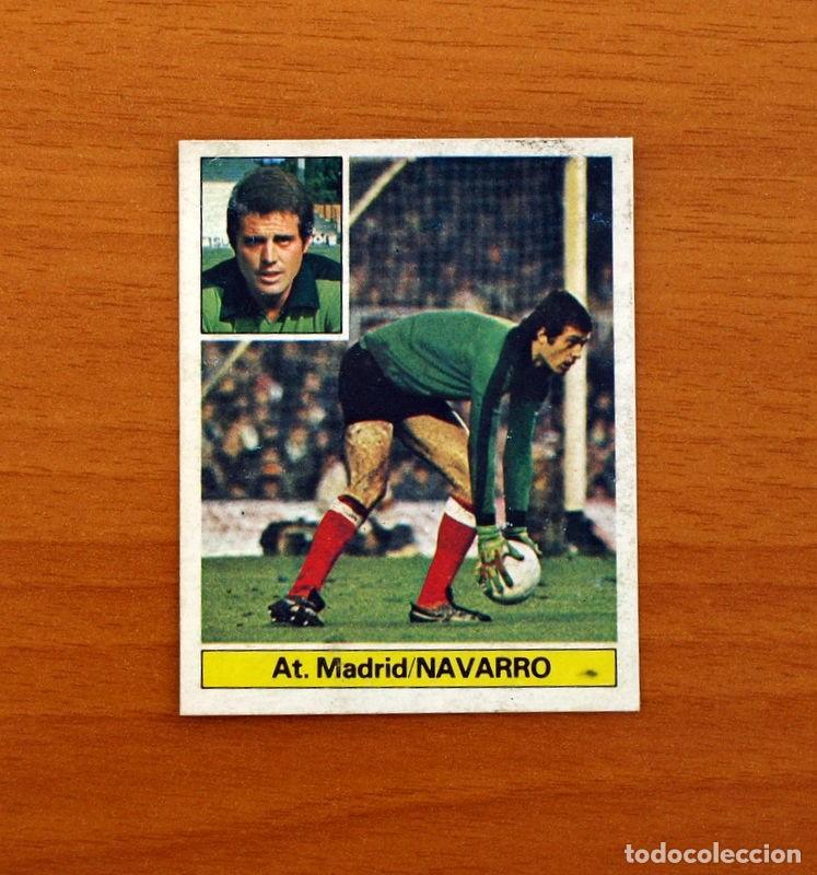 Cromos de f&uacute;tbol: Atletico Madrid - Navarro - Ediciones Este Liga 1981-1982, 81-82