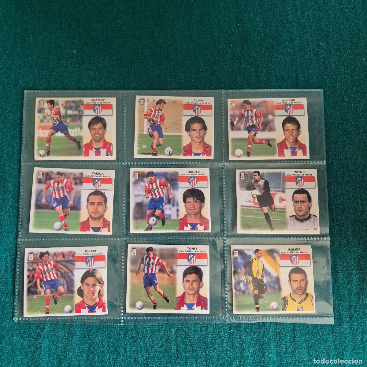 Fu&szlig;ball-Sticker: 91.5 cromos liga este ATLETICO DE MADRID 1999 2000