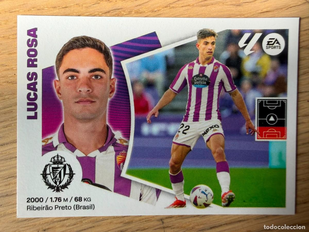 Fu&szlig;ball-Sticker: 6 LUCAS ROSA VALLADOLID 24 25 2024 2025 LIGA EA SPORTS COLECCIONES ESTE SIN PEGAR STICKER