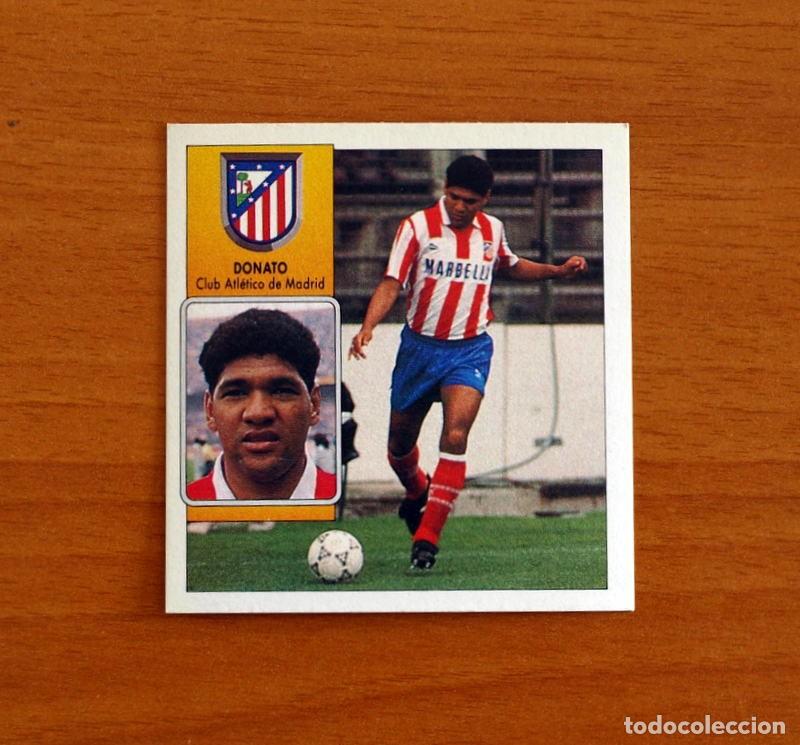 Football Stickers: Atletico Madrid - Donato - Ediciones Este Liga 1992-1993, 92-93 - Nunca pegado