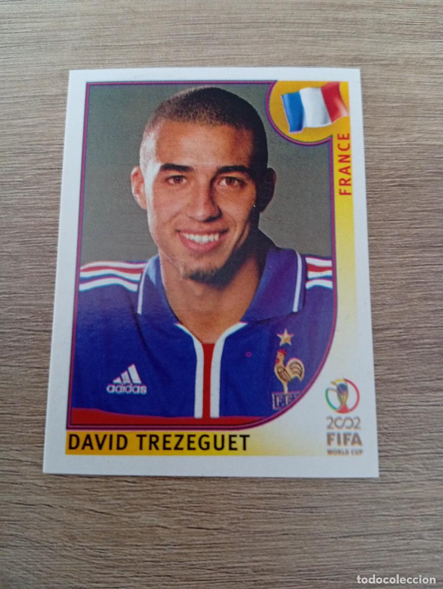 Football Stickers: DAVID TREZEGUET 40 FRANCIA MUNDIAL KOREA JAPON 2002 02 PANINI NUNCA PEGADO