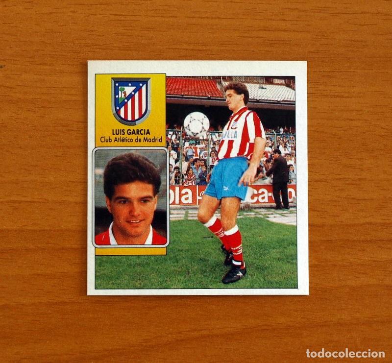 Football Stickers: Atl&eacute;tico Madrid - Luis Garc&iacute;a, Fichaje n&ordm; 5 - Ediciones Este Liga 1992-1993, 92-93 - Nunca pegado
