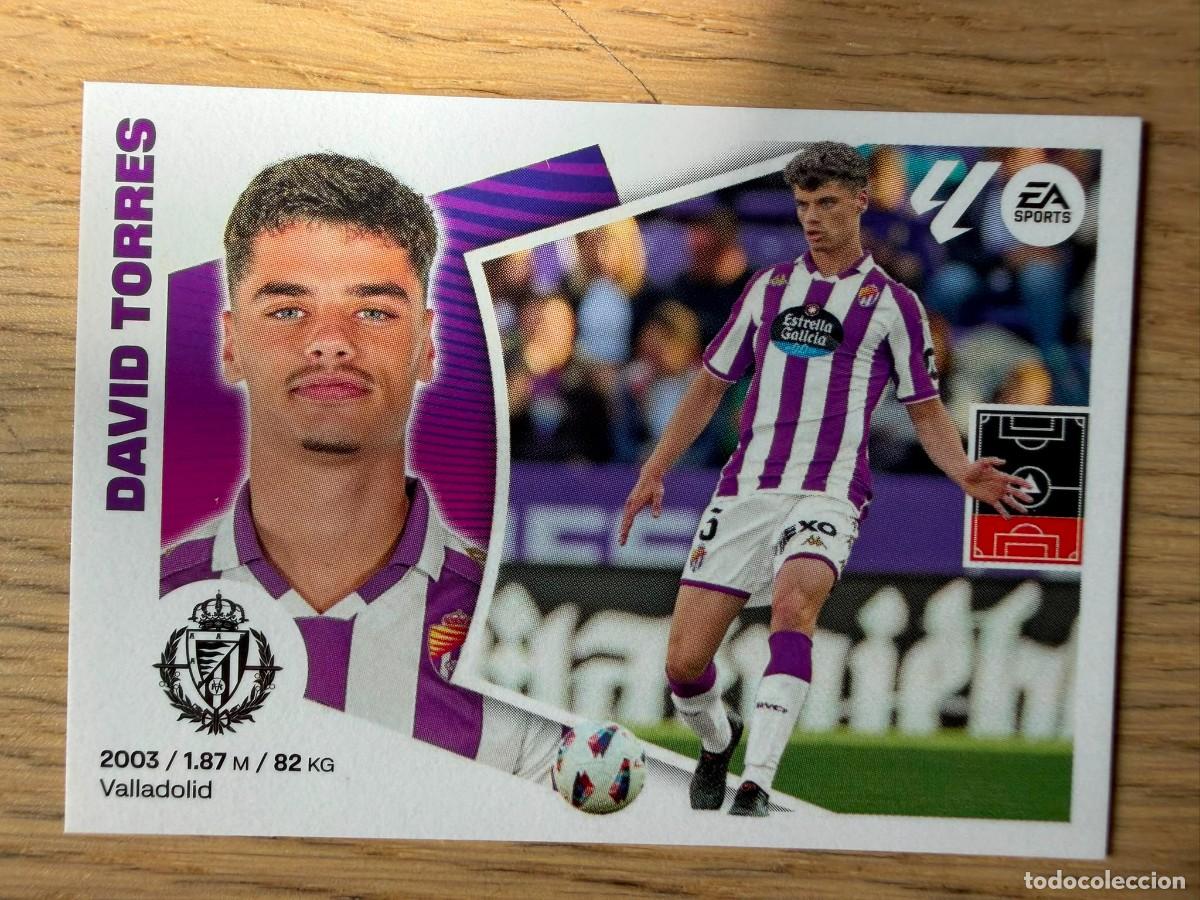 Cromos de f&uacute;tbol: 9 DAVID TORRES VALLADOLID 24 25 2024 2025 LIGA EA SPORTS COLECCIONES ESTE SIN PEGAR STICKER