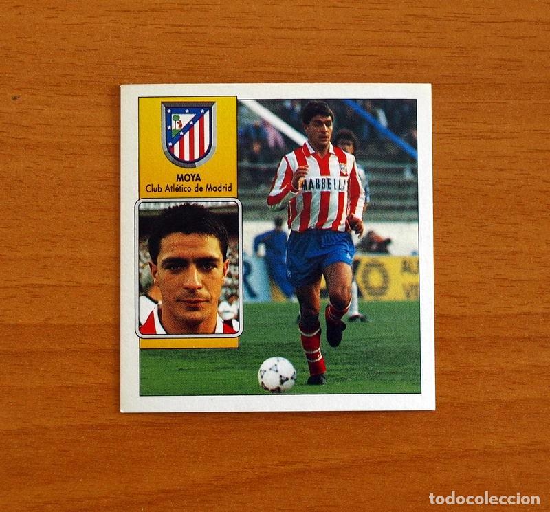 Cromos de f&uacute;tbol: Atletico Madrid - Moya - Ediciones Este Liga 1992-1993, 92-93 - Nunca Pegado