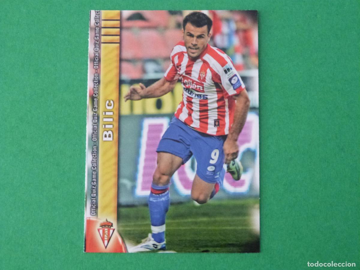Cromos de f&uacute;tbol: TRADING CARD FUTBOL BILIC REAL SPORTING DE GIJON N&ordm; 372 FICHAS LIGA MUNDICROMO 2009-2010/09-10