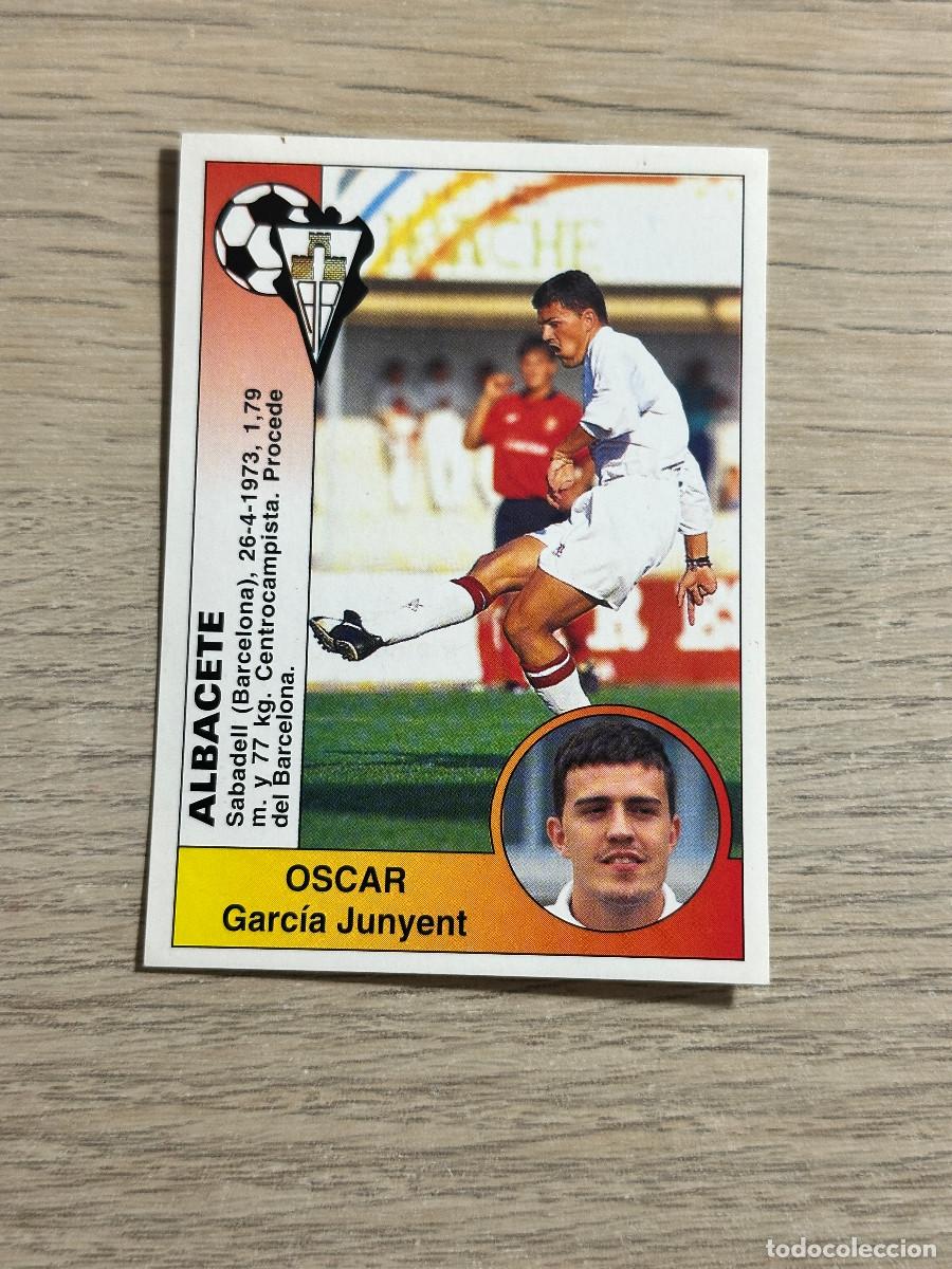 Cromos de f&uacute;tbol: OSCAR ALBACETE n&ordm; 3 PANINI LIGA 94 95 CROMO SIN PEGAR NUNCA PEGADO