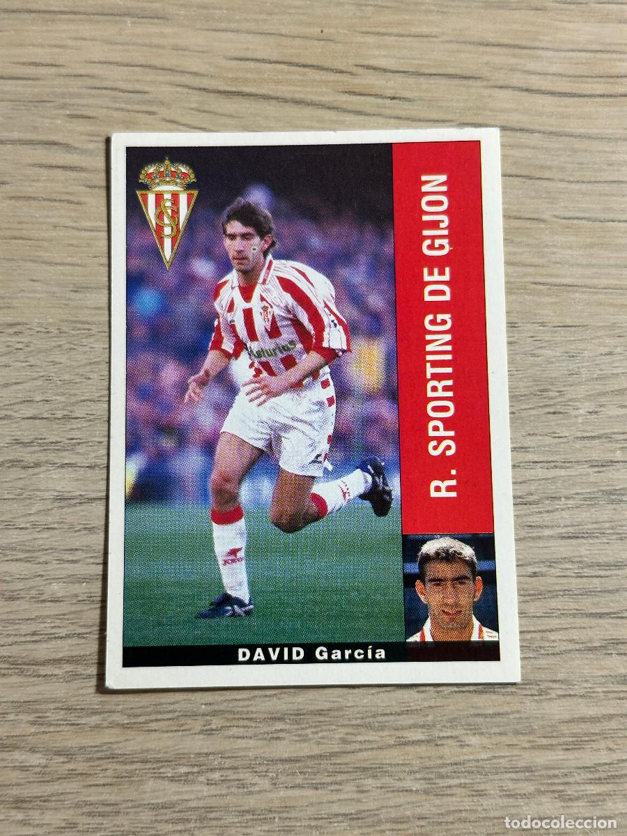 Fu&szlig;ball-Sticker: DAVID GARCIA SPORTING PANINI LIGA 95 96 CROMO SIN PEGAR NUNCA PEGADO