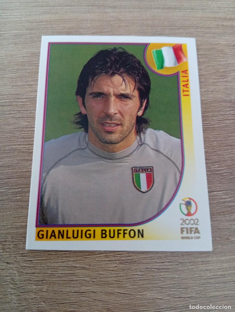 Fu&szlig;ball-Sticker: GIANLUIGI BUFFON 459 ITALIA MUNDIAL KOREA JAPON 2002 02 PANINI NUNCA PEGADO