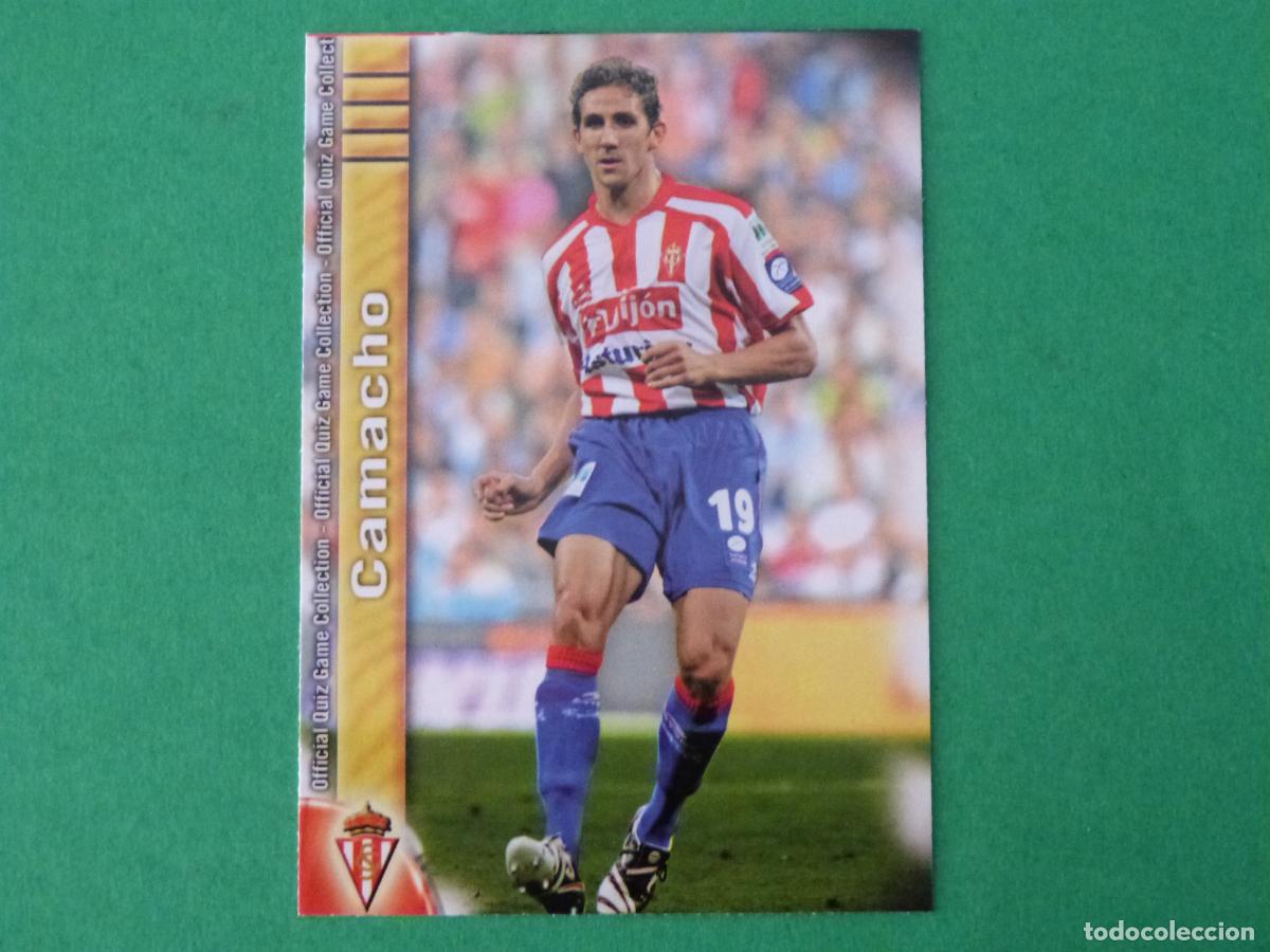 Fu&szlig;ball-Sticker: TRADING CARD FUTBOL CAMACHO REAL SPORTING DE GIJON N&ordm; 366 FICHAS LIGA MUNDICROMO 2009-2010/09-10