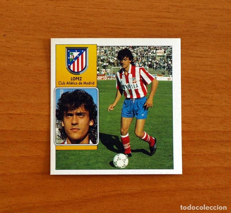 Fu&szlig;ball-Sticker: Atletico Madrid - L&oacute;pez - Ediciones Este Liga 1992-1993, 92-93 - Nunca Pegado