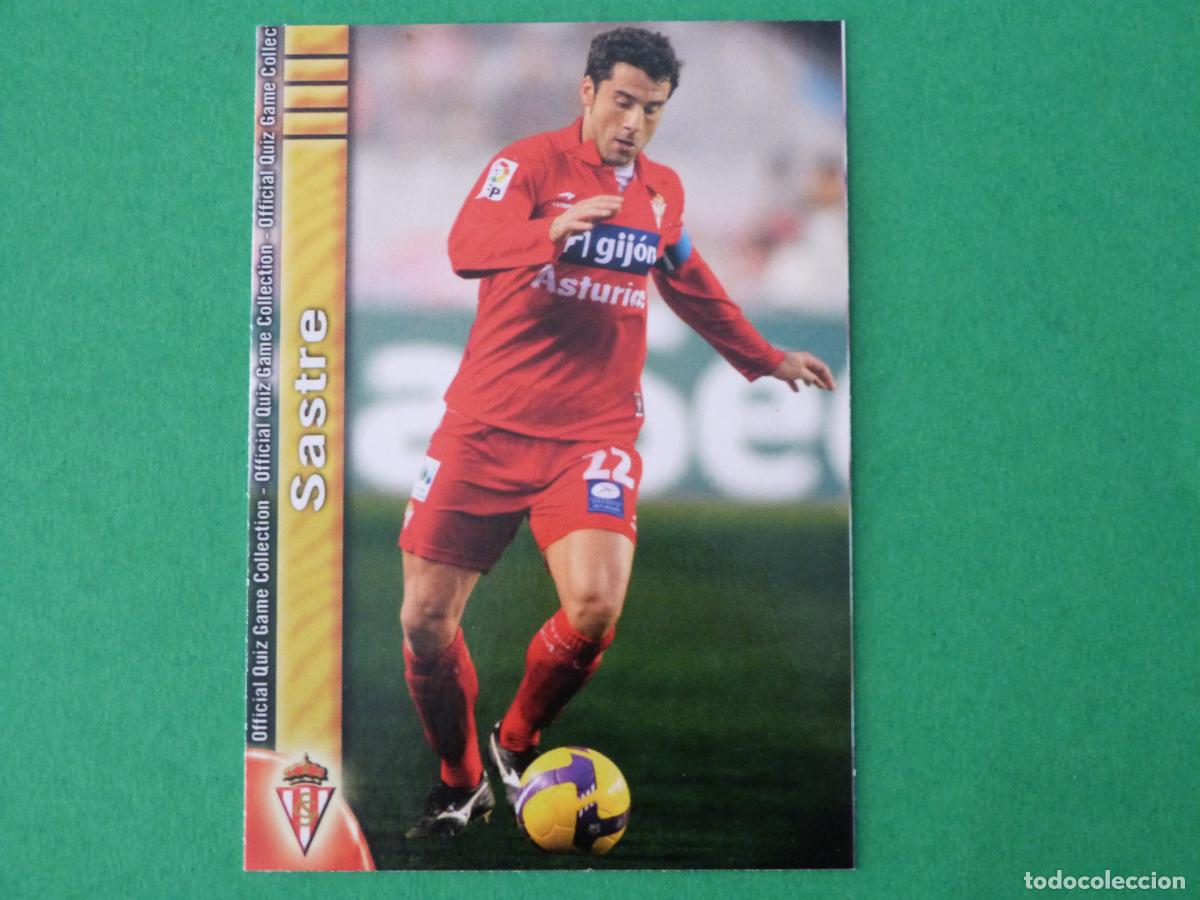 Fu&szlig;ball-Sticker: TRADING CARD FUTBOL SASTRE REAL SPORTING DE GIJON N&ordm; 360 FICHAS LIGA MUNDICROMO 2009-2010/09-10