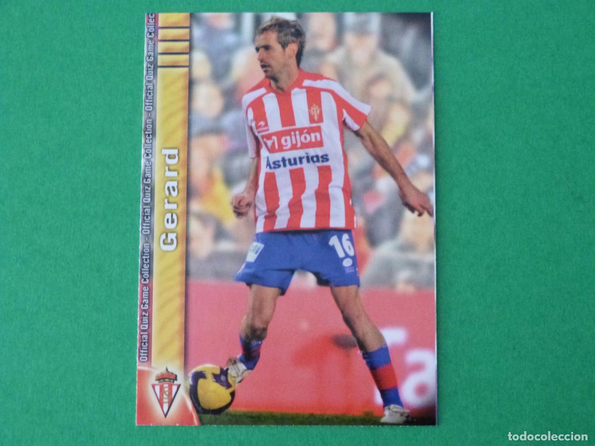Fu&szlig;ball-Sticker: TRADING CARD FUTBOL GERARD REAL SPORTING DE GIJON N&ordm; 359 FICHAS LIGA MUNDICROMO 2009-2010/09-10