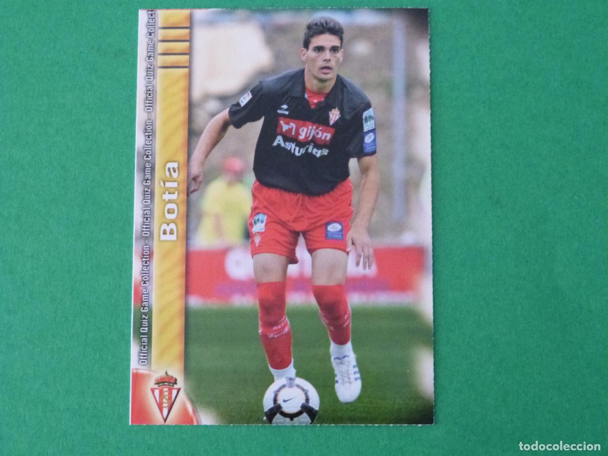 Cromos de f&uacute;tbol: TRADING CARD FUTBOL BOTIA REAL SPORTING DE GIJON N&ordm; 357 FICHAS LIGA MUNDICROMO 2009-2010/09-10