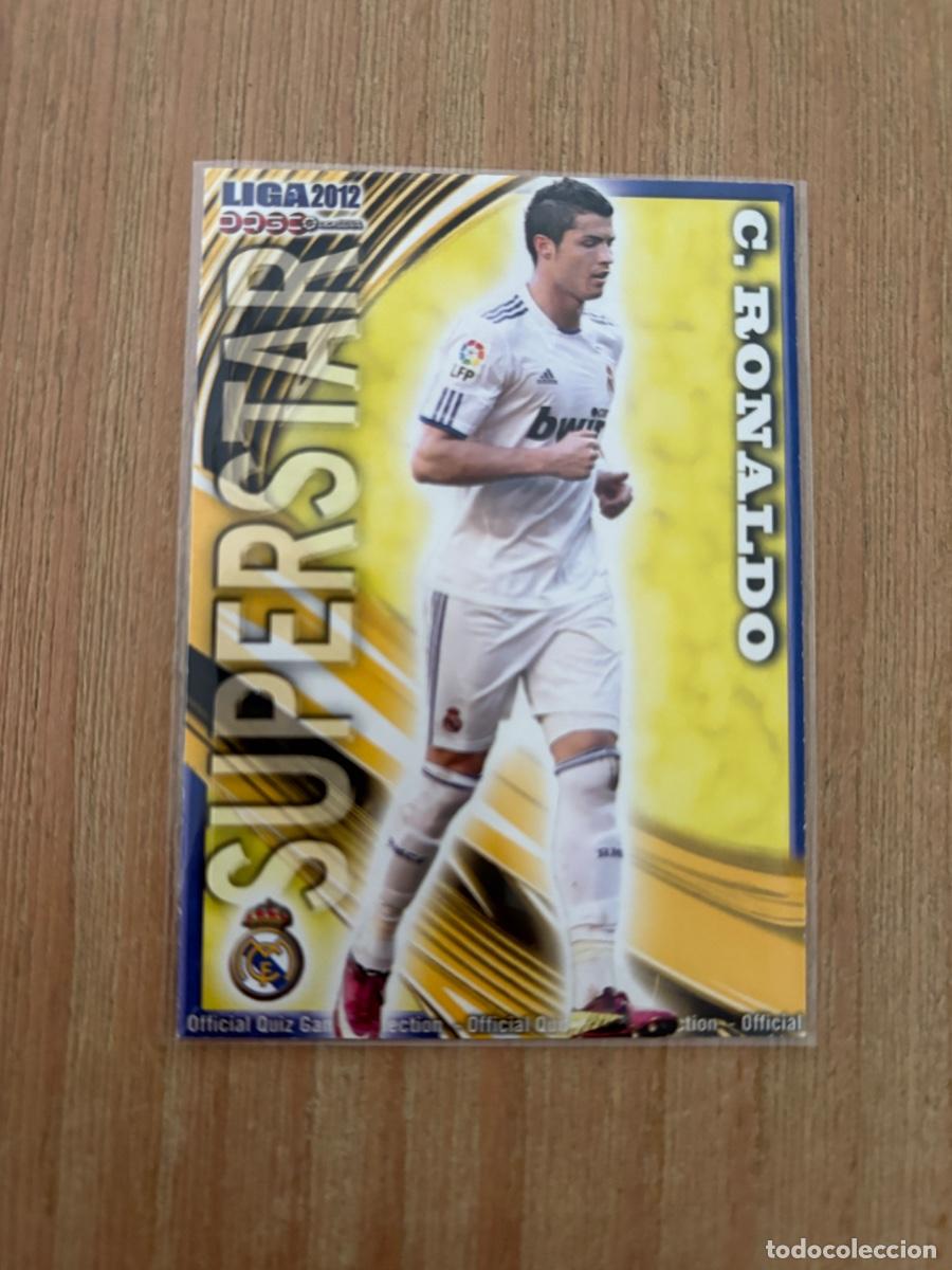 Cromos de f&uacute;tbol: 28. CROMO MUNDICROMO CRISTIANO RONALDO S&Uacute;PER STAR 2012 LIGA 2012