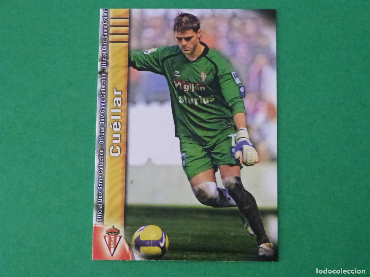 Figurine di Calcio: TRADING CARD FUTBOL CUELLAR REAL SPORTING DE GIJON N&ordm; 355 FICHAS LIGA MUNDICROMO 2009-2010/09-10