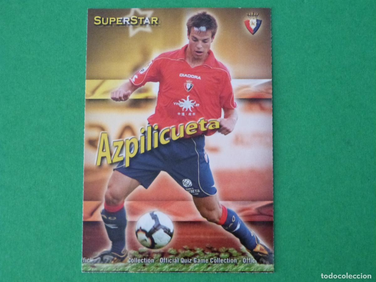 Cromos de f&uacute;tbol: TRADING CARD FUTBOL AZPILICUETA AT. OSASUNA MATE N&ordm; 405 FICHAS LIGA MUNDICROMO 2009-2010/09-10