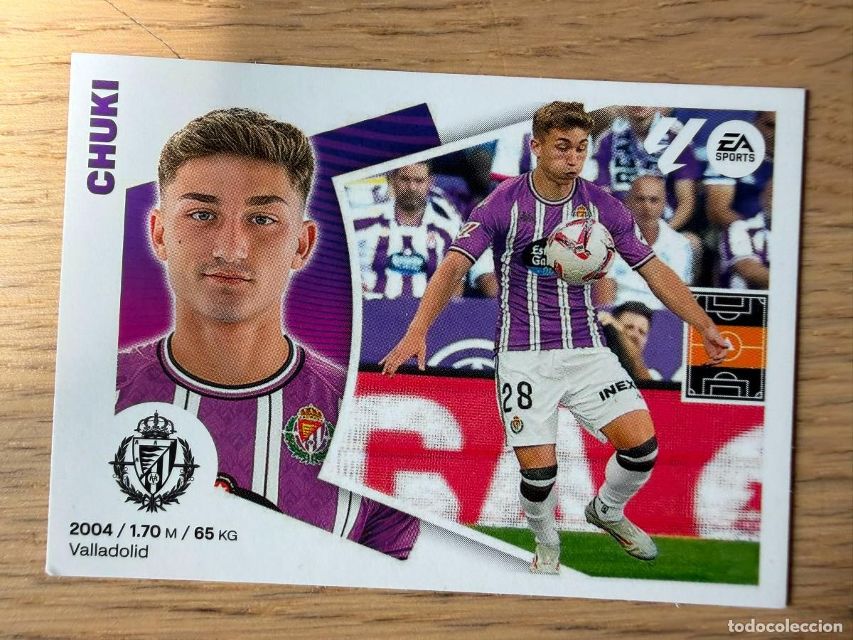 Cromos de f&uacute;tbol: 12B 12 B CHUKI VALLADOLID 24 25 2024 2025 LIGA EA SPORTS COLECCIONES ESTE SIN PEGAR STICKER