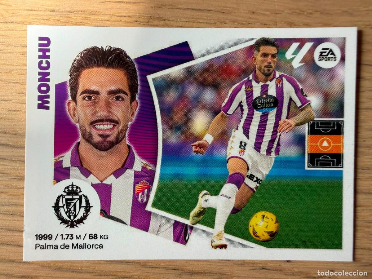 Cromos de f&uacute;tbol: 13 MONCHU VALLADOLID 24 25 2024 2025 LIGA EA SPORTS COLECCIONES ESTE SIN PEGAR STICKER
