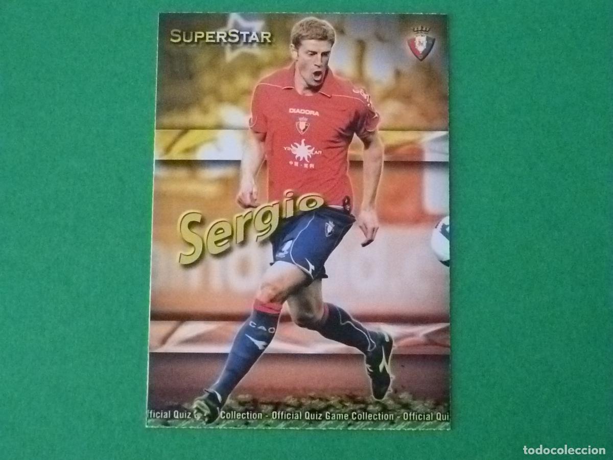 Figurine di Calcio: TRADING CARD FUTBOL SERGIO AT. OSASUNA MATE N&ordm; 402 FICHAS LIGA MUNDICROMO 2009-2010/09-10