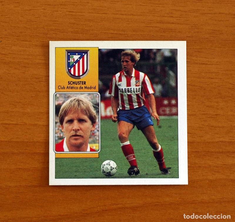 Fu&szlig;ball-Sticker: Atletico Madrid - Schuster - Ediciones Este Liga 1992-1993, 92-93 - Nunca Pegado