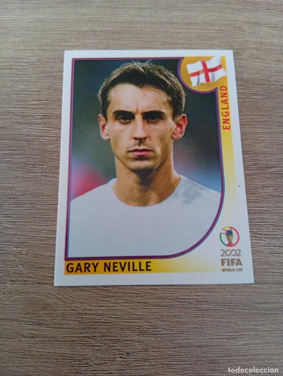 Fu&szlig;ball-Sticker: GARY NEVILLE 426 INGLATERRA MUNDIAL KOREA JAPON 2002 02 PANINI NUNCA PEGADO