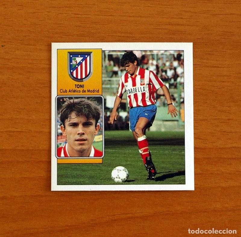 Fu&szlig;ball-Sticker: Atl&eacute;tico de Madrid - Toni - Ediciones Este Liga 1992-1993, 92-93 - Nunca Pegado