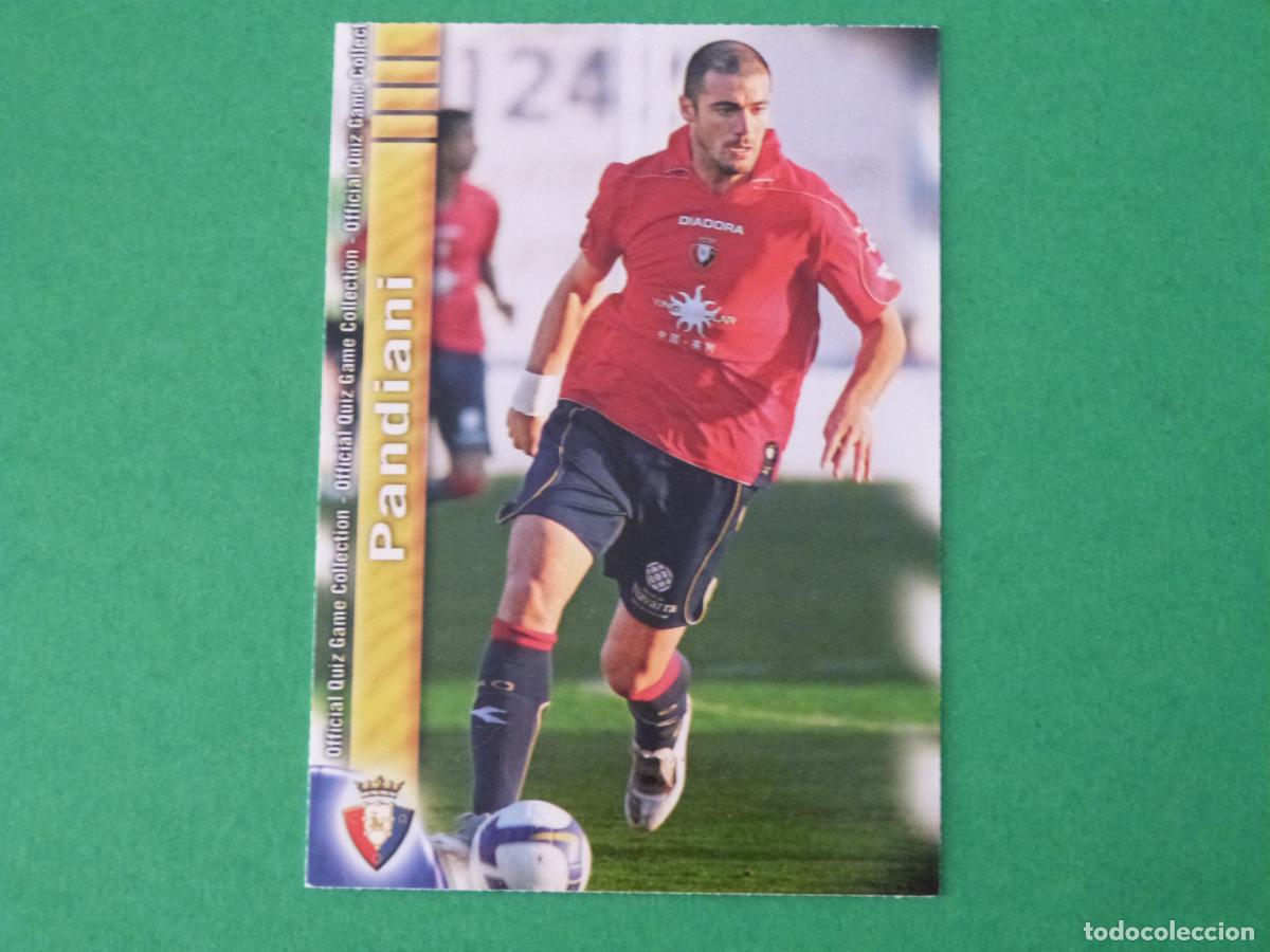 Fu&szlig;ball-Sticker: TRADING CARD FUTBOL PANDIANI AT. OSASUNA N&ordm; 398 FICHAS LIGA MUNDICROMO 2009-2010/09-10