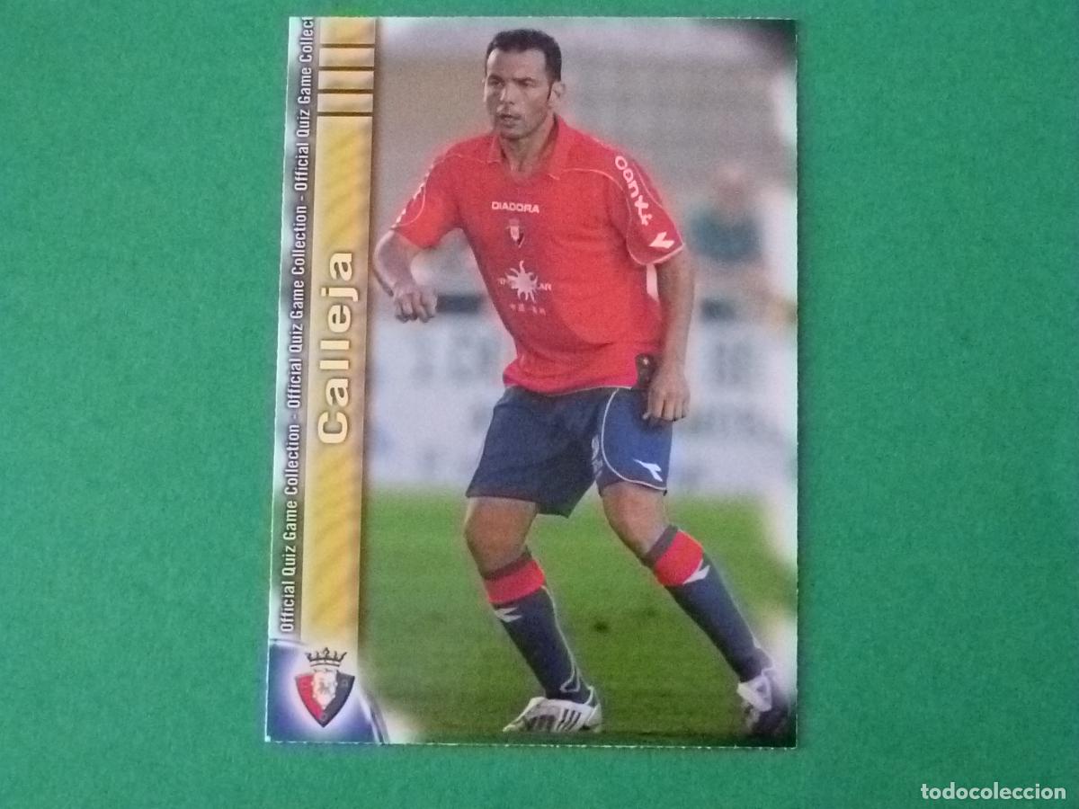 Fu&szlig;ball-Sticker: TRADING CARD FUTBOL CALLEJA AT. OSASUNA N&ordm; 396 FICHAS LIGA MUNDICROMO 2009-2010/09-10