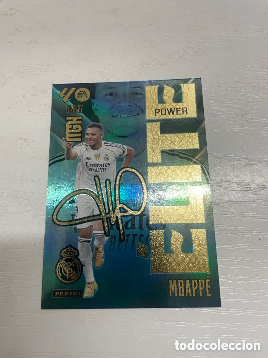 Fu&szlig;ball-Sticker: Megacracks 2026/27 Elite Power Mbappe 10 P Real Madrid
