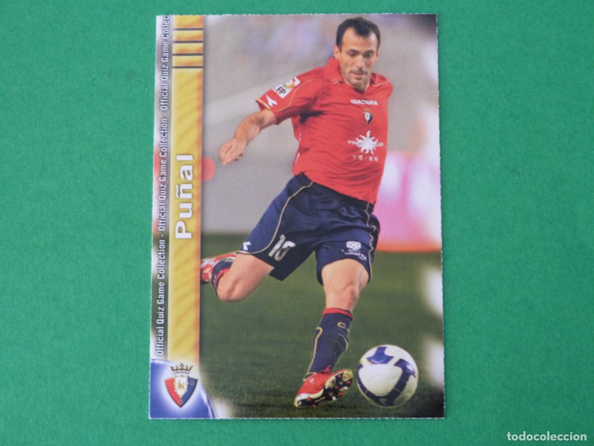 Cromos de f&uacute;tbol: TRADING CARD FUTBOL PU&Ntilde;AL AT. OSASUNA CORREGIDO N&ordm; 391 FICHAS LIGA MUNDICROMO 2009-2010/09-10