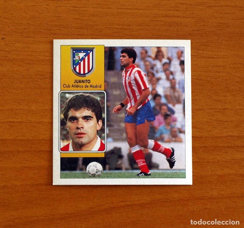 Cromos de f&uacute;tbol: Atletico Madrid - Juanito - Ediciones Este Liga 1992-1993, 92-93 - Nunca Pegado