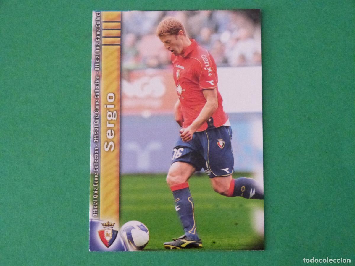 Cromos de f&uacute;tbol: TRADING CARD FUTBOL SERGIO AT. OSASUNA N&ordm; 390 FICHAS LIGA MUNDICROMO 2009-2010/09-10