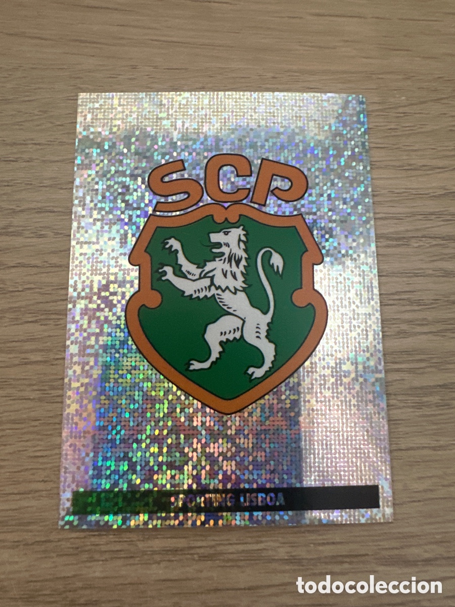 Cromos de f&uacute;tbol: ESCUDO n&ordm; 261 SPORTING LISBOA LOS MEJORES EQUIPOS DE EUROPA 96 97 PANINI SIN PEGAR NUNCA PEGADO