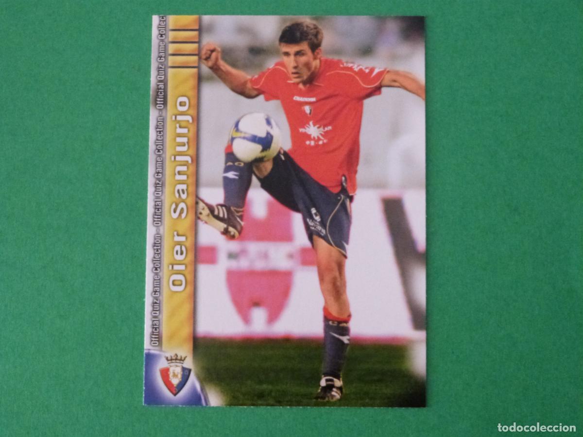 Cromos de f&uacute;tbol: TRADING CARD FUTBOL OIER SANJURJO AT. OSASUNA N&ordm; 389 FICHAS LIGA MUNDICROMO 2009-2010/09-10