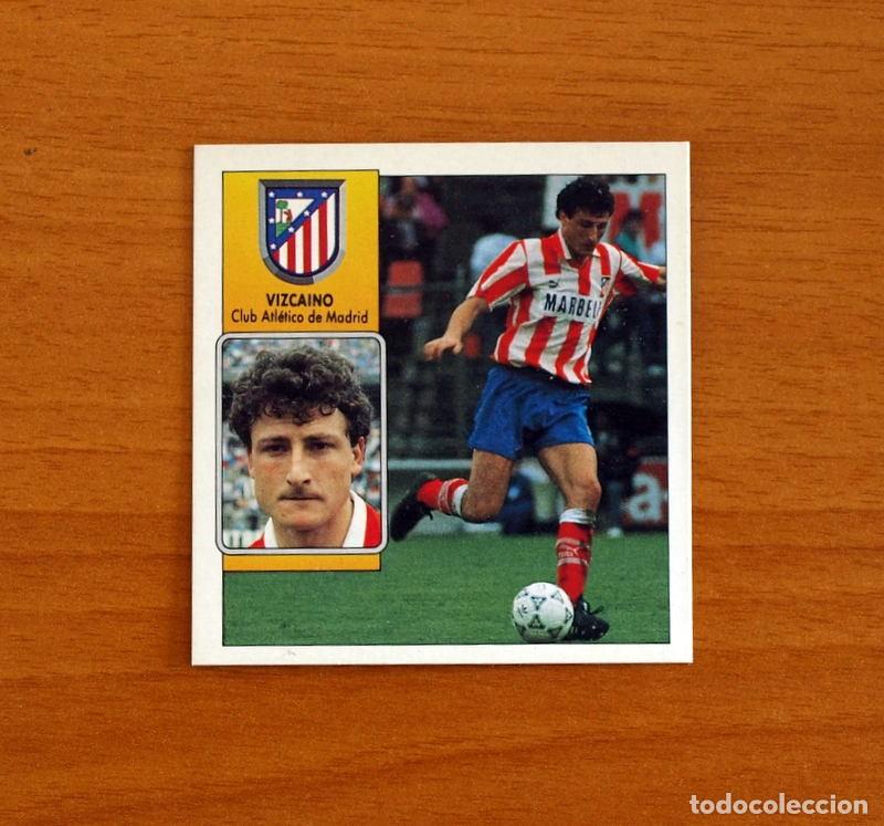 Cromos de f&uacute;tbol: Atletico de Madrid - Vizcaino - Ediciones Este Liga 1992-1993, 92-93 - Nunca Pegado